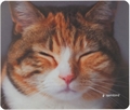 1042472 Коврик для мыши Gembird 229х195х2мм, "спокойный котик", вспененный ПВХ+пластик, пакет MP-ART44 - фото 51350