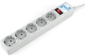 1042121 Фильтр-удлинитель Power Cube 3,0 м 5 розеток (серый) 10А/2,2кВт SPG-B-10 - фото 51389