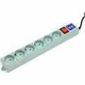 1042516 Фильтр-удлинитель Power Cube 1,9 м 6 розеток (серый) 10А/2,2кВт SPG(5+1)-B-6 - фото 51500