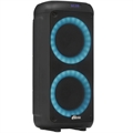 (1042581) Аудиосистема RITMIX SP-875B black 120 Вт, Bluetooth, FM-радио, RGB-подсветка, AUX, USB, microSD (до 32 Гб, MP3), дисплей, до 6 часов, Jack 6.3 мм, Jack 3.5 мм, 3600 мАч, USB Type-C, 24 х 22 х 54 см, пластик, черный RITMIX SP-875B black - фото 51549