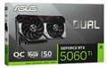 1043010 ASUS Видеокарта GeForce RTX 5060 Ti Dual OC Edition 16 ГБ (DUAL-RTX5060TI-O16G) DUAL-RTX5060TI-O16G - фото 52011